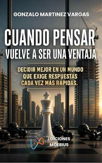 Cubierta original de Cuando pensar vuelve a ser una ventaja
